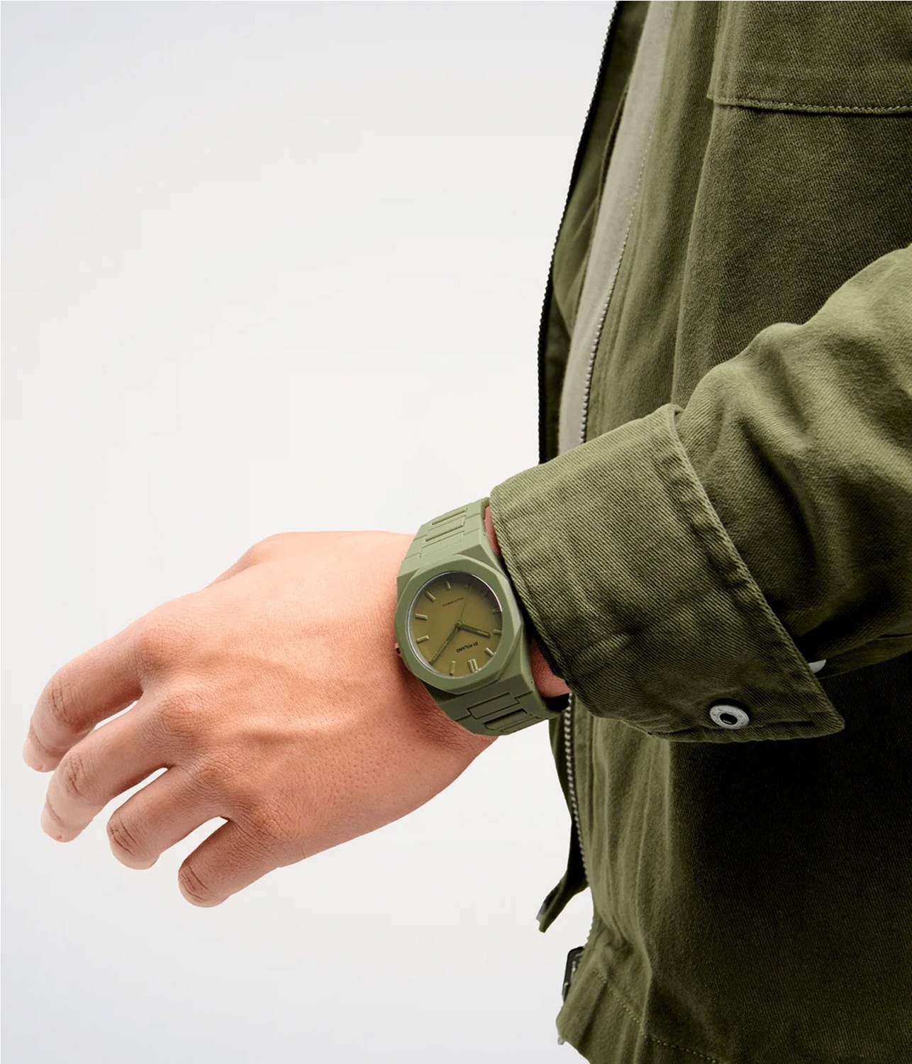 D1 MILANO MILITARY GREEN POLYC