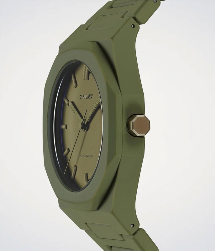 D1 MILANO MILITARY GREEN POLYC