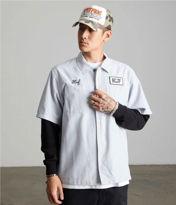 HUF X SPITFIRE UNION WORK SHT