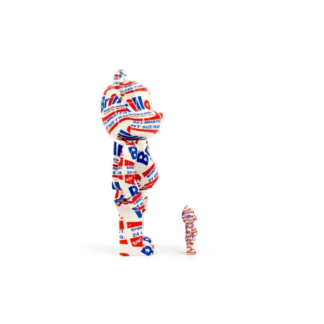 BEARBRICK ANDY WRHL BRILLO 400 MULTICOLOR