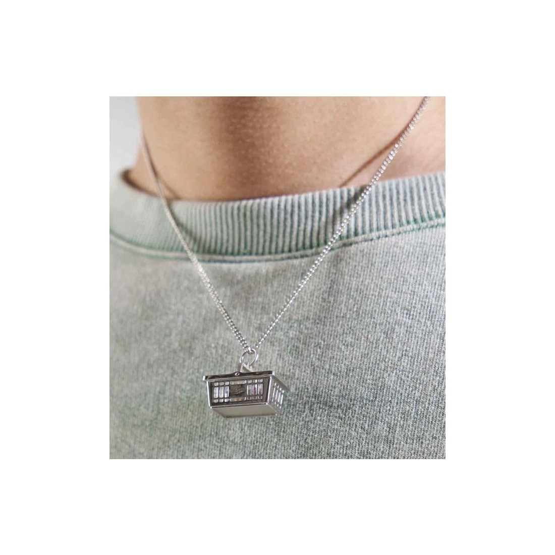 SSSTUFFF BASKET NECKLACE BIG MARRON
