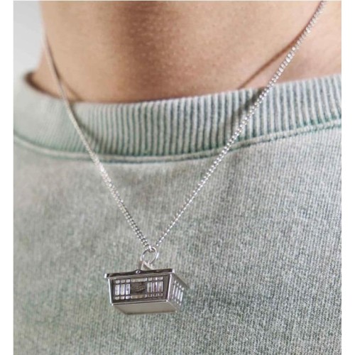 SSSTUFFF BASKET NECKLACE BIG MARRON